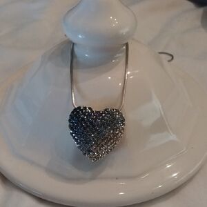 Brighton 18 Inch Chain With  Silver Heart Pendant Necklace